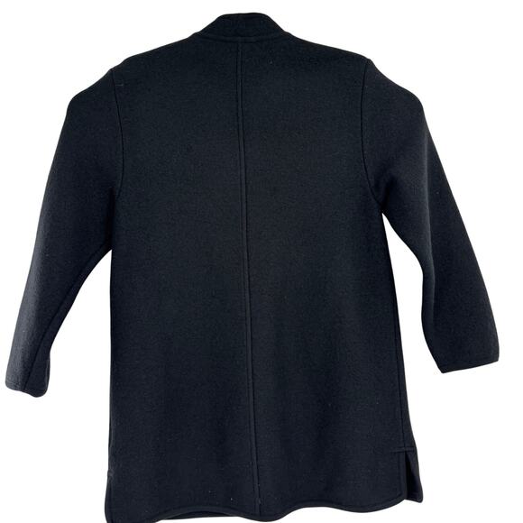 Geiger Collection Womens Sz34 Black Wool Made in Austria Boiled Jacket Coat - Picture 6 of 8